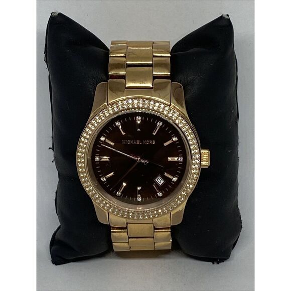 Michael Kors Runway MK5494 Womens Stainless Steel Analog Dial Quartz Watch UC674 - Picture 1 of 12